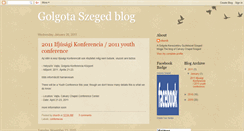 Desktop Screenshot of golgotaszeged.blogspot.com