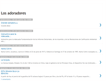 Tablet Screenshot of losadoradores.blogspot.com