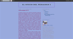 Desktop Screenshot of eloficiodelpedagogo1.blogspot.com