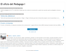 Tablet Screenshot of eloficiodelpedagogo1.blogspot.com