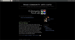 Desktop Screenshot of communityartscafe.blogspot.com