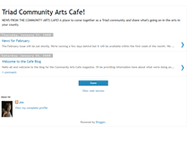 Tablet Screenshot of communityartscafe.blogspot.com