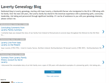 Tablet Screenshot of lavertygenealogy.blogspot.com