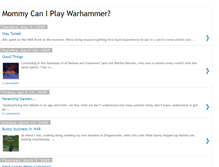 Tablet Screenshot of mommywarhammer.blogspot.com