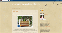 Desktop Screenshot of marisa-mixedcreations.blogspot.com