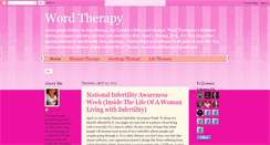 Desktop Screenshot of needwordtherapy.blogspot.com