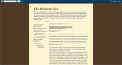 Desktop Screenshot of moderateeye.blogspot.com