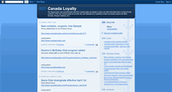 Desktop Screenshot of canadaloyalty.blogspot.com