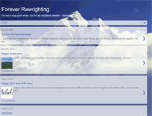 Tablet Screenshot of foreverrewrighting.blogspot.com