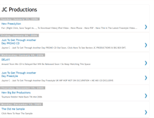 Tablet Screenshot of jcproductions.blogspot.com