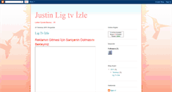 Desktop Screenshot of justin-lig-tv.blogspot.com