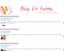 Tablet Screenshot of blogenforma.blogspot.com