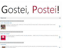 Tablet Screenshot of gosteiposteii.blogspot.com