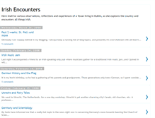 Tablet Screenshot of irishencounters.blogspot.com