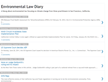 Tablet Screenshot of envirolawdiary.blogspot.com