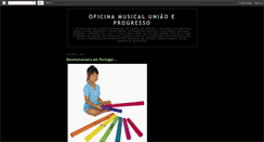 Desktop Screenshot of oficinamusicaluniaoeprogresso.blogspot.com