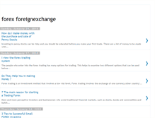 Tablet Screenshot of forex-foreignexchange.blogspot.com