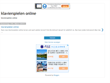 Tablet Screenshot of klavierspielen-online.blogspot.com