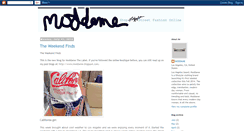 Desktop Screenshot of moddame.blogspot.com