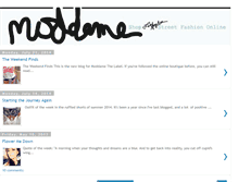 Tablet Screenshot of moddame.blogspot.com