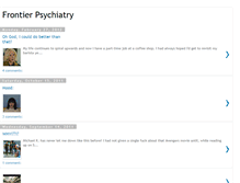 Tablet Screenshot of frontierpsychiatry.blogspot.com
