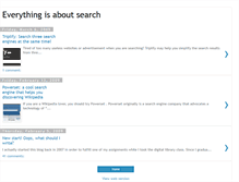 Tablet Screenshot of everythingisaboutsearch.blogspot.com
