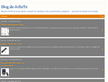 Tablet Screenshot of joxete.blogspot.com