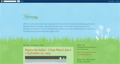 Desktop Screenshot of greenfundraiserstore.blogspot.com