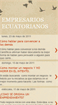 Mobile Screenshot of ecuatorianosempresarios.blogspot.com