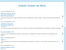 Tablet Screenshot of institutocorazonmaria.blogspot.com