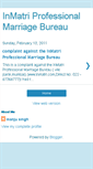Mobile Screenshot of inmatriprofessionalmarriagebureau.blogspot.com