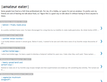 Tablet Screenshot of amateureater.blogspot.com