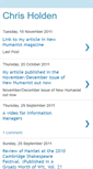 Mobile Screenshot of chrisholden.blogspot.com