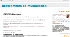 Desktop Screenshot of programmesdemusculation.blogspot.com