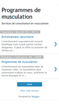 Mobile Screenshot of programmesdemusculation.blogspot.com