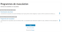 Tablet Screenshot of programmesdemusculation.blogspot.com