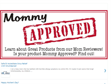 Tablet Screenshot of mommyapproved.blogspot.com