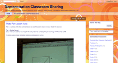 Desktop Screenshot of democlassroomsharing.blogspot.com