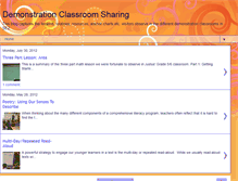 Tablet Screenshot of democlassroomsharing.blogspot.com