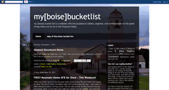 Desktop Screenshot of boisebucketlist.blogspot.com