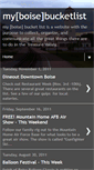 Mobile Screenshot of boisebucketlist.blogspot.com