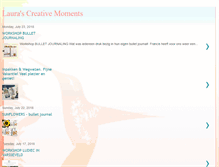 Tablet Screenshot of laurascreativemoments.blogspot.com