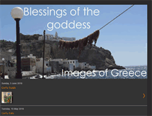 Tablet Screenshot of blessingsofthegoddess.blogspot.com