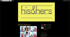 Desktop Screenshot of hisandhersgoods.blogspot.com