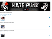 Tablet Screenshot of hate-punk.blogspot.com