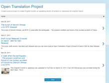 Tablet Screenshot of opentranslationproject.blogspot.com