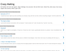 Tablet Screenshot of makingcrazy.blogspot.com