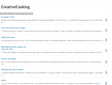 Tablet Screenshot of creativecookingblog.blogspot.com