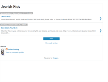 Tablet Screenshot of jewish-kids.blogspot.com