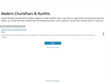 Tablet Screenshot of churidhars.blogspot.com